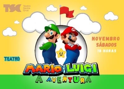 Mrio e Luigi, A Aventura no Teatro Santa Cruz